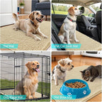 OLANLY Dog Door Mat for Muddy Paws 59x32, Absorbs Moisture and Dirt, Absorbent - Image 7