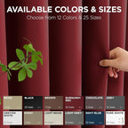 Joydeco Blackout Door Curtain for Doorway Privacy 72 Inches Long, Grommet - Image 7