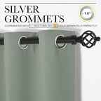 NICETOWN Bedroom Curtain Panels Blackout Draperies, Thermal Insulated Solid - Image 3