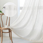 MYSKY HOME 90 Inch Curtains for Sliding Glass Door Windows, Living Room by MYSKYHOME
