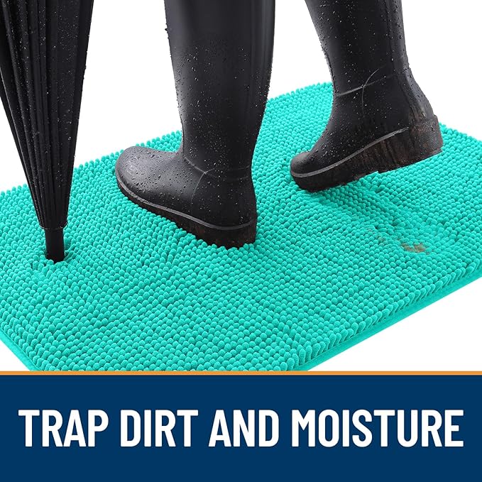 OLANLY Dog Door Mat for Muddy Paws 70x24, Absorbs Moisture and Dirt, Absorbent - Image 2
