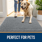 OLANLY Dog Door Mat for Muddy Paws 54x24, Absorbs Moisture and Dirt, Absorbent - Image 6