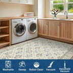 Washable Kitchen Runner 2x6 Non-Slip Floral Carpet Runner - Image 8