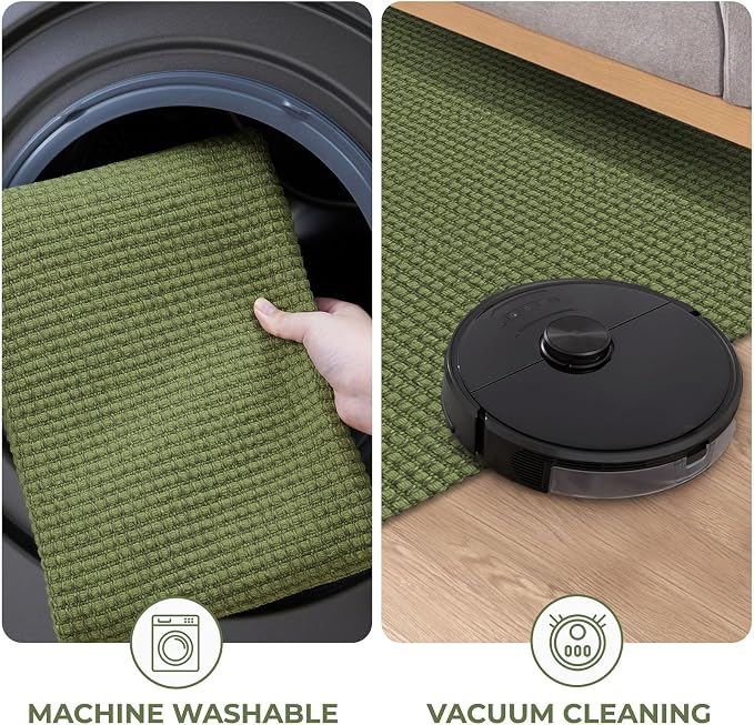 KOZYFLY Extra Long Runners for Hallways 3x14 ft Washable Kitchen Runner Non - Image 7
