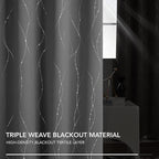 Deconovo Blackout Curtain for Bedroom, 52 x 72 Inch, Thermal Insulated - Image 6