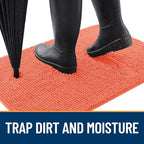 OLANLY Dog Door Mat for Muddy Paws 35x24, Absorbs Moisture and Dirt, Absorbent - Image 2