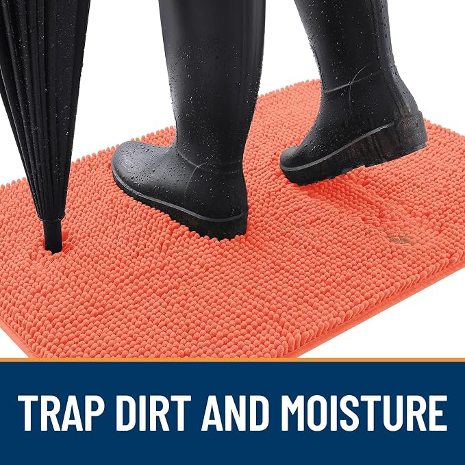OLANLY Dog Door Mat for Muddy Paws 47x17, Absorbs Moisture and Dirt, Absorbent - Image 2