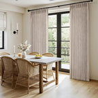 MIULEE Pinch Pleated Linen Curtains 96 Inches Long 2 Panels - Image 3