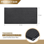 Yimobra Front Door Mat Outdoor Indoor Entrance, 100% Waterproof All-Season All - Image 2