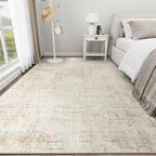 5x7 Area Rugs for Living Room Washable Rug: Anti-Skid Abstract Modern Living - Image 8