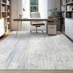 Washable Rug 6x9 Area Rugs for Living Room- Modern Abstract Rugs for Bedroom by Lbris