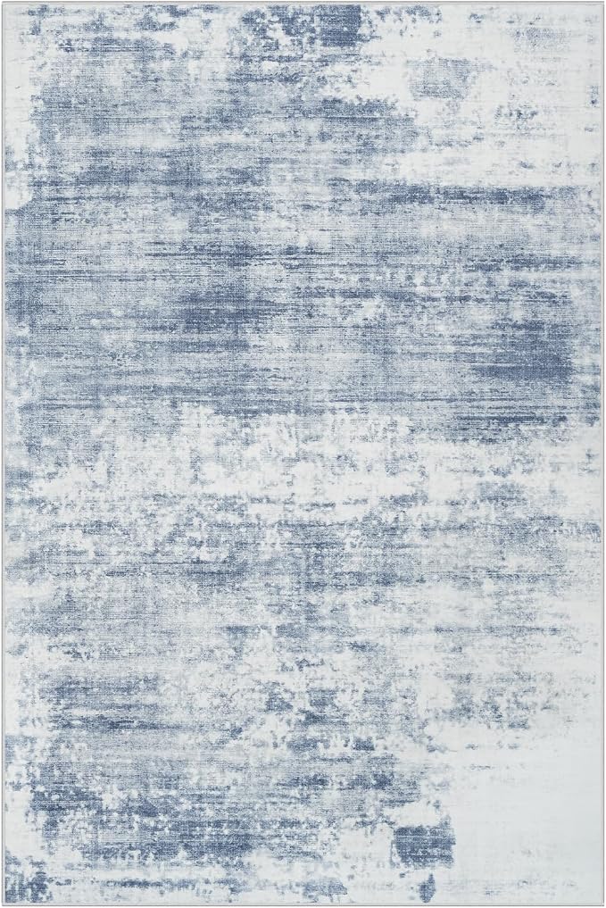 9x12 Area Rugs Washable Rug: Modern Abstract Living Room Rug Soft Anti-Skid - Image 2