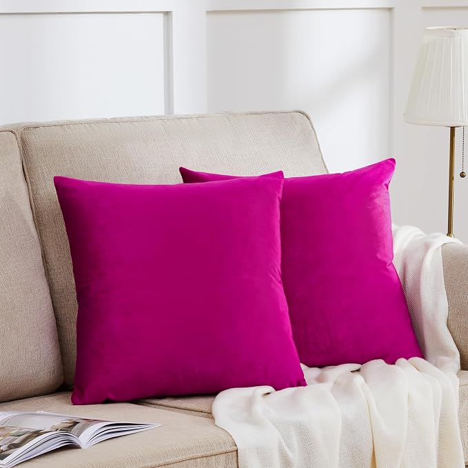 GIGIZAZA Pillow Covers 20x20 Velvet Decorative Pillows Sofa Couch Throw Pillow - Image 8