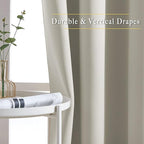 NICETOWN Blackout Natural Curtains - Image 5