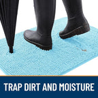 OLANLY Dog Door Mat for Muddy Paws 59x35, Absorbs Moisture and Dirt, Absorbent - Image 2