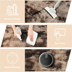 Shag Area Rug for Bedroom 5x8, Fluffy Area Rugs for Living Room, Soft Fuzzy Rug - Image 4