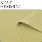 NICETOWN Kitchen Curtains, Short Blackout Curtains & Drapes, Paler Yellow - Image 6