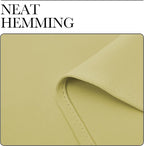NICETOWN Bedroom Window Curtain Panels, Paler Yellow, 2 Panels, 62 in x 72 in - Image 6
