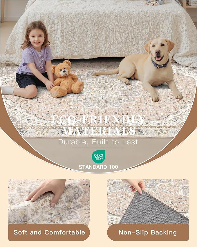 Madane Hallway Runner Rug 2x12, Extra Long Washable Runner Rugs - Image 6