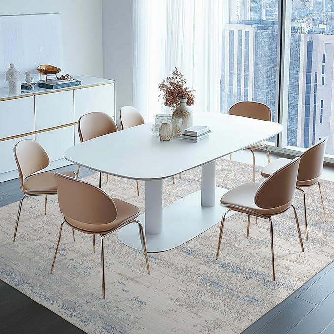 Washable Rugs 9x12 Area Rug for Living Room- Modern Abstract Rugs for Bedroom - Image 8