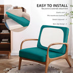 12Pcs Outdoor Cushion Covers, Patio Cushion Covers, Stretch Elastic Slipcovers - Image 5