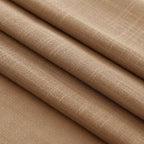Brown Curtains for Living Room Back Tab Modern Farmhouse Semi Sheer Curtains - Image 5
