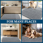 OLANLY Dog Door Mat for Muddy Paws 59x32, Absorbs Moisture and Dirt, Absorbent - Image 8