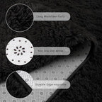 Chicrug Soft Runner Rug for Bedroom Living Room Plush Fluffy Rugs 5x7 Feet - Image 6