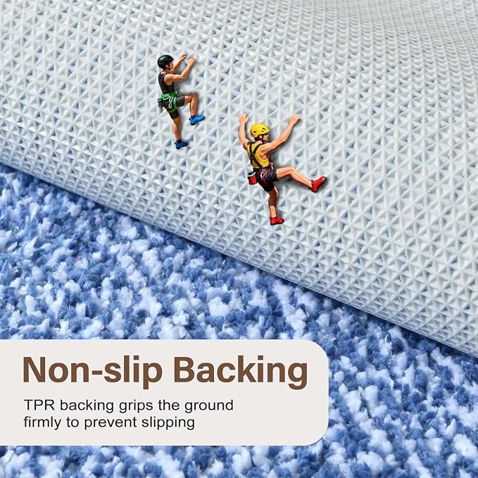 48x32 Large Bathroom Rugs Washable Non Slip, Soft Absorbent Quick Dry Mats - Image 5