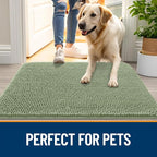 OLANLY Dog Door Mat for Muddy Paws 48x30, Absorbs Moisture and Dirt, Absorbent - Image 6