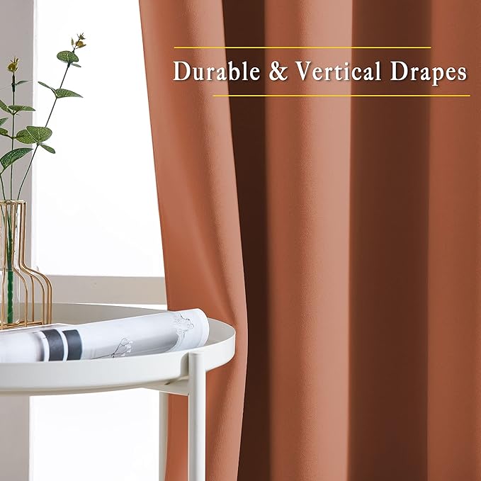 NICETOWN Doorway Curtains for Girls Room 80 inches Long, Grommet Privacy Light - Image 5