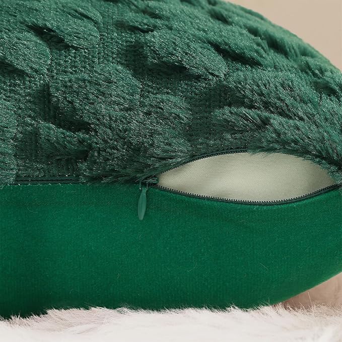 decorUhome St. Patrick’s Day Shamrock Green Pillow Covers 12x20 Inch Set of 2 - Image 9