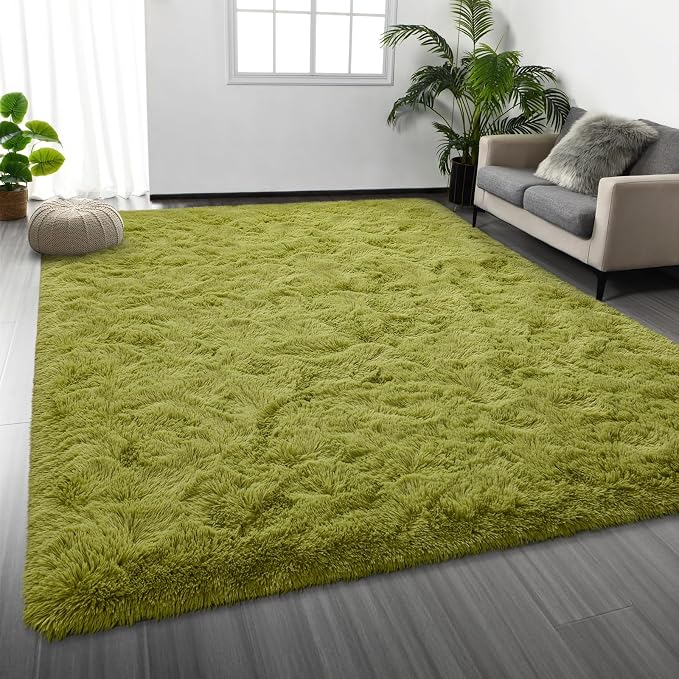 Deerhoo Large Shag Area Rugs 6 x 9, Plush Fuzzy Rugs by Deerhoo