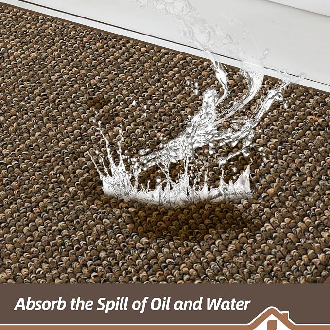 BEQHAUSE Kitchen Runner Rugs 24"x60", Non-Slip Kitchen Mats - Image 3