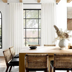 Nanspring Neutral Linen Curtains 120 Inches Long - Image 7