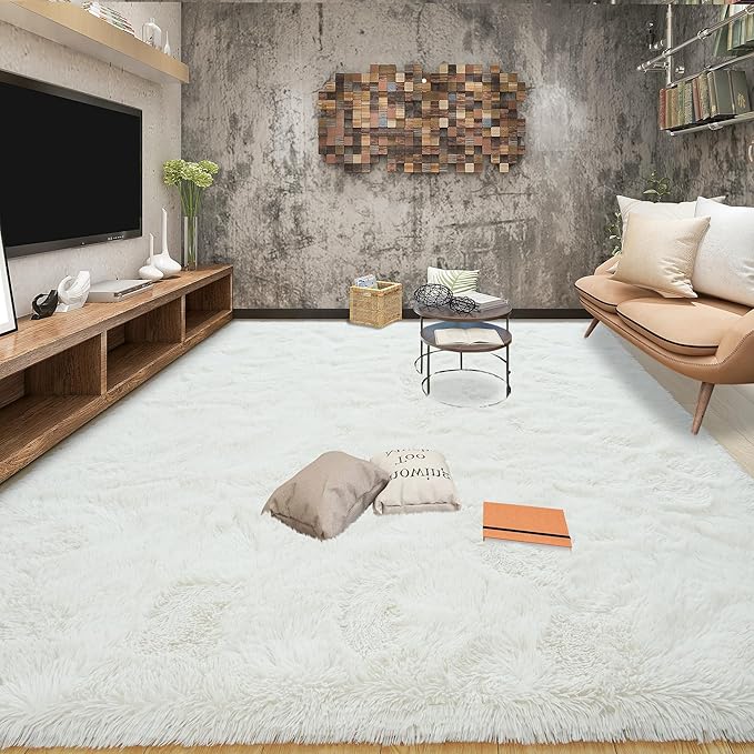 Tepook Area Rugs 9x12 for Living Room, Super Soft Fluffy Rugs for Bedroom by Tepook