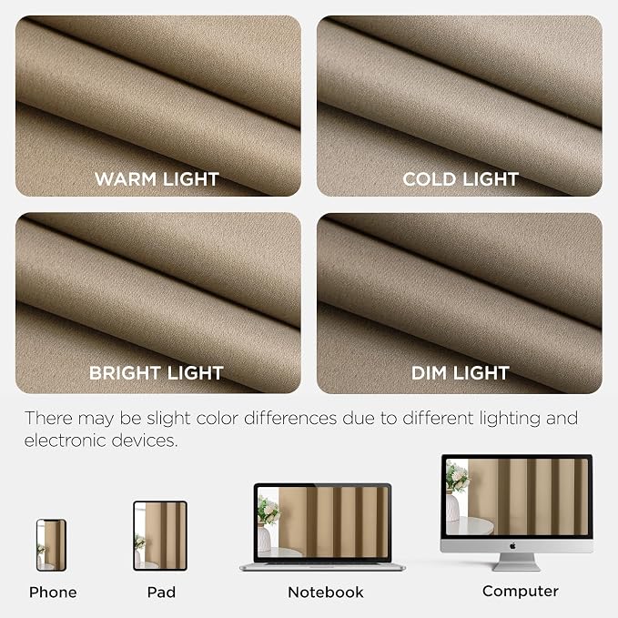 Joydeco Blackout Door Curtain for Doorway Privacy 96 Inches Long, Grommet - Image 8