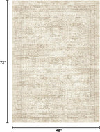 4x6 Area Rugs for Living Room, Vintage Washable Rugs for Dining Room, Home - Image 2