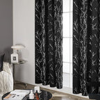 Deconovo Black Blackout Curtains, Thermal Insulated Soundproof Privacy Curtain - Image 4