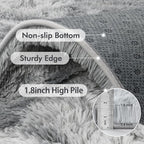 5x8 Ft Large Shag Rugs for Living Room, Tie Dyed Ultra Soft Fluffy Furry Area - Image 5