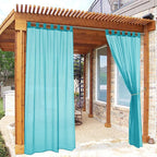 RYB HOME Sheer Outdoor Curtains by RYBHOME