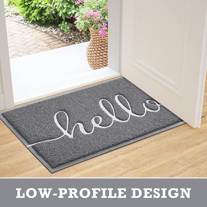 CozyBounty Door Mat Hello Mats Outdoor Indoor Non-Slip Doormat - Image 7