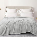 Exclusivo Mezcla Plush Fuzzy Fleece Bed Blanket King Size, Super Soft, Fluffy by ExclusivoMezcla