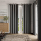 NICETOWN Room Darkening Draperies Curtains Panels, 2 Panels Grey W52 x L90 - Image 9