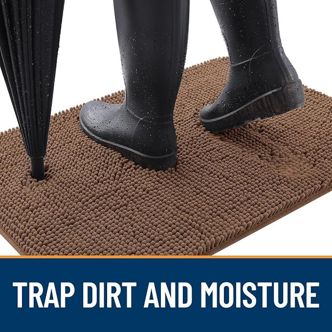 OLANLY Dog Door Mat for Muddy Paws 30x17, Absorbs Moisture and Dirt, Absorbent - Image 2