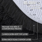 OLANLY 4x10 Area Rugs for Living Room Bedroom, Machine Washable Soft Fluffy - Image 9