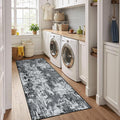 Washable Area Rugs 2'x6' Non-Slip Modern Abstract Soft by RELEANY