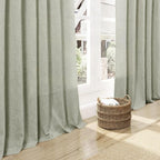 Nanspring Sage Green Curtains 132 Inches Long 2 Panels - Image 7