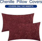 CaliTime Christmas Throw Pillow Covers Decorative 12 X 20 Inches Pack of 2 Cozy - Image 6