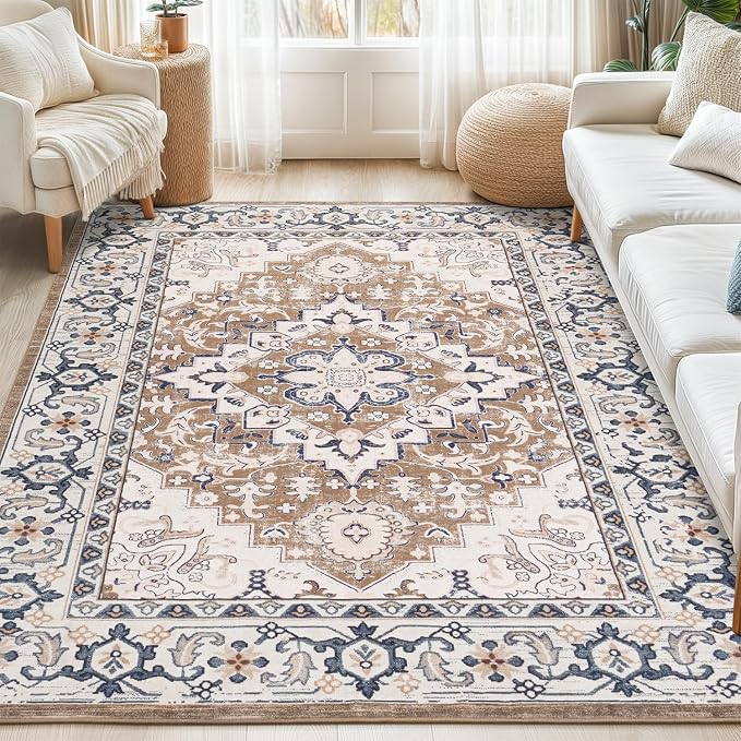 Lofus 5x8 Area Rugs for Living Room, Washable Area Rug, Rugs for Bedroom by Lofus